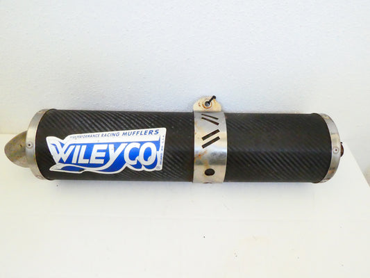 per moto motorcycle marmitta silenziatore silencer exhaust muffler wileyco made in usa carbon