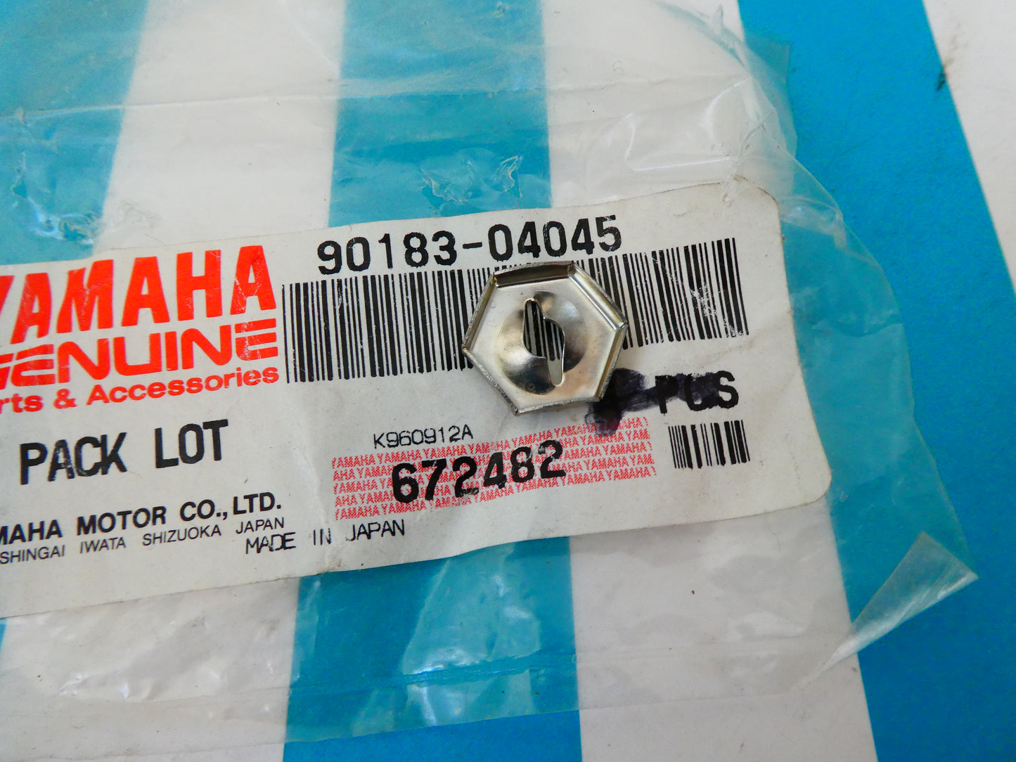per Yamaha nut spring piastrina 9018304045 moto motorcycles