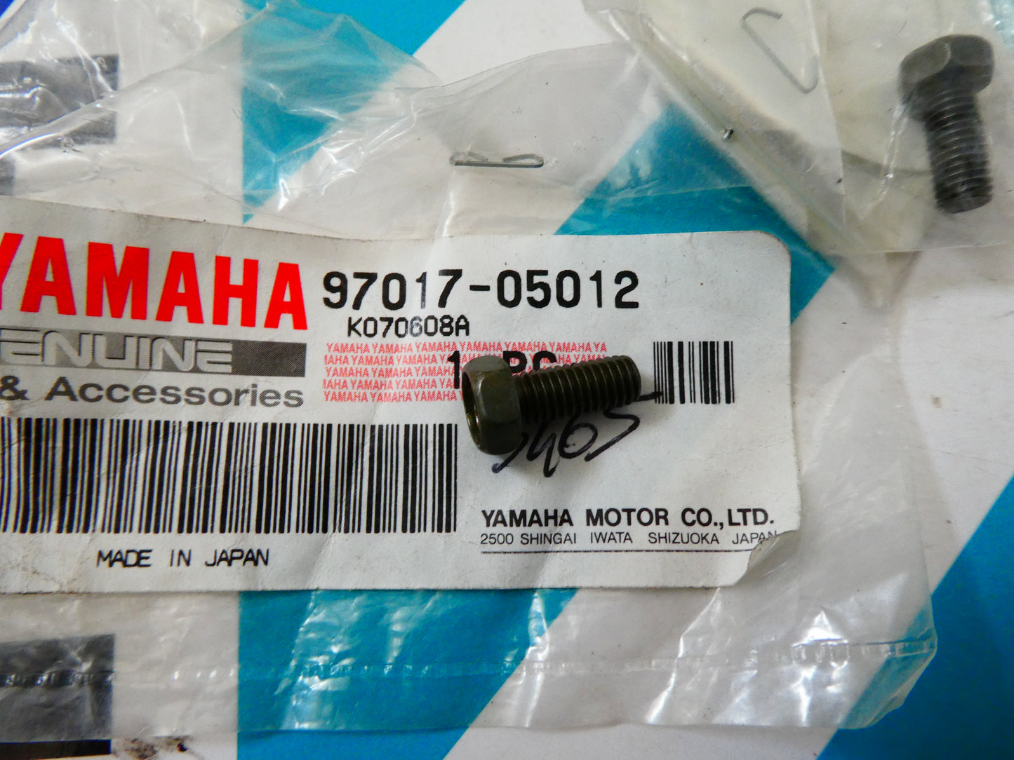 per Yamaha 9701705012 bullone esagonale bolt hexagon moto motorcycle