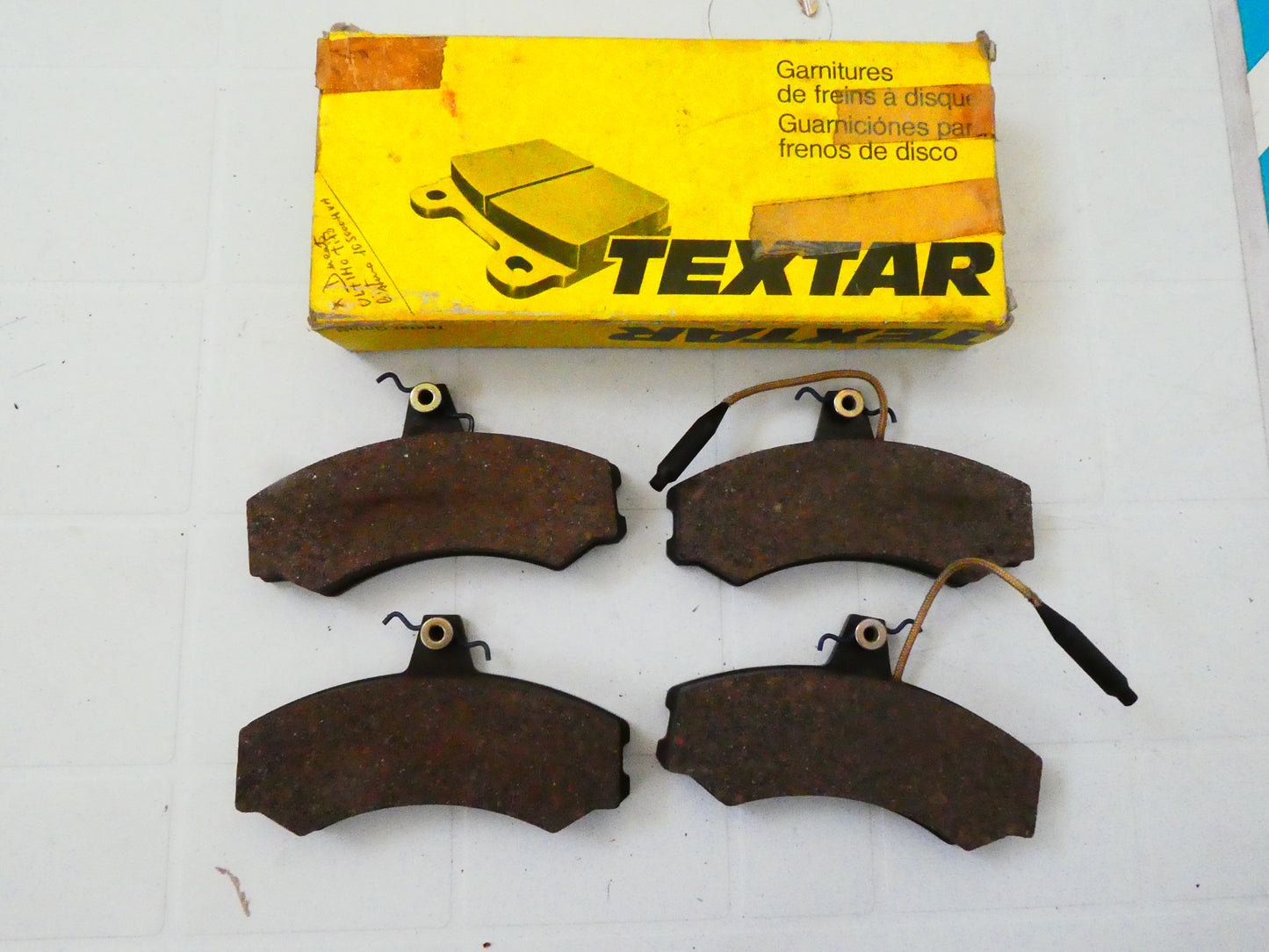 per fiat ducato 290 89 94 van pastiglie freno anteriori brake pads 1.9 2.0 2.5
