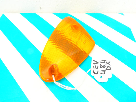 per scooter moto lente trasparente freccia destra arancione orange turn signal  cev 484
