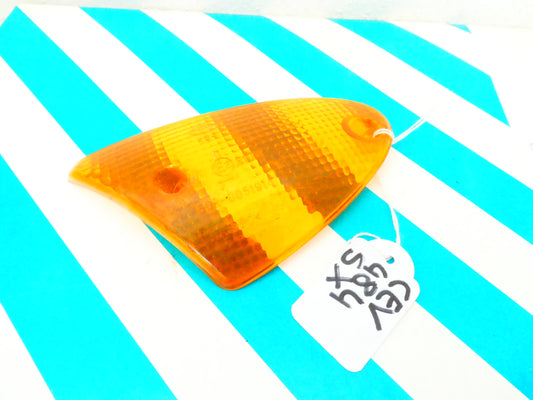per scooter moto lente trasparente freccia sinsitra  arancione orange turn signal  cev 484