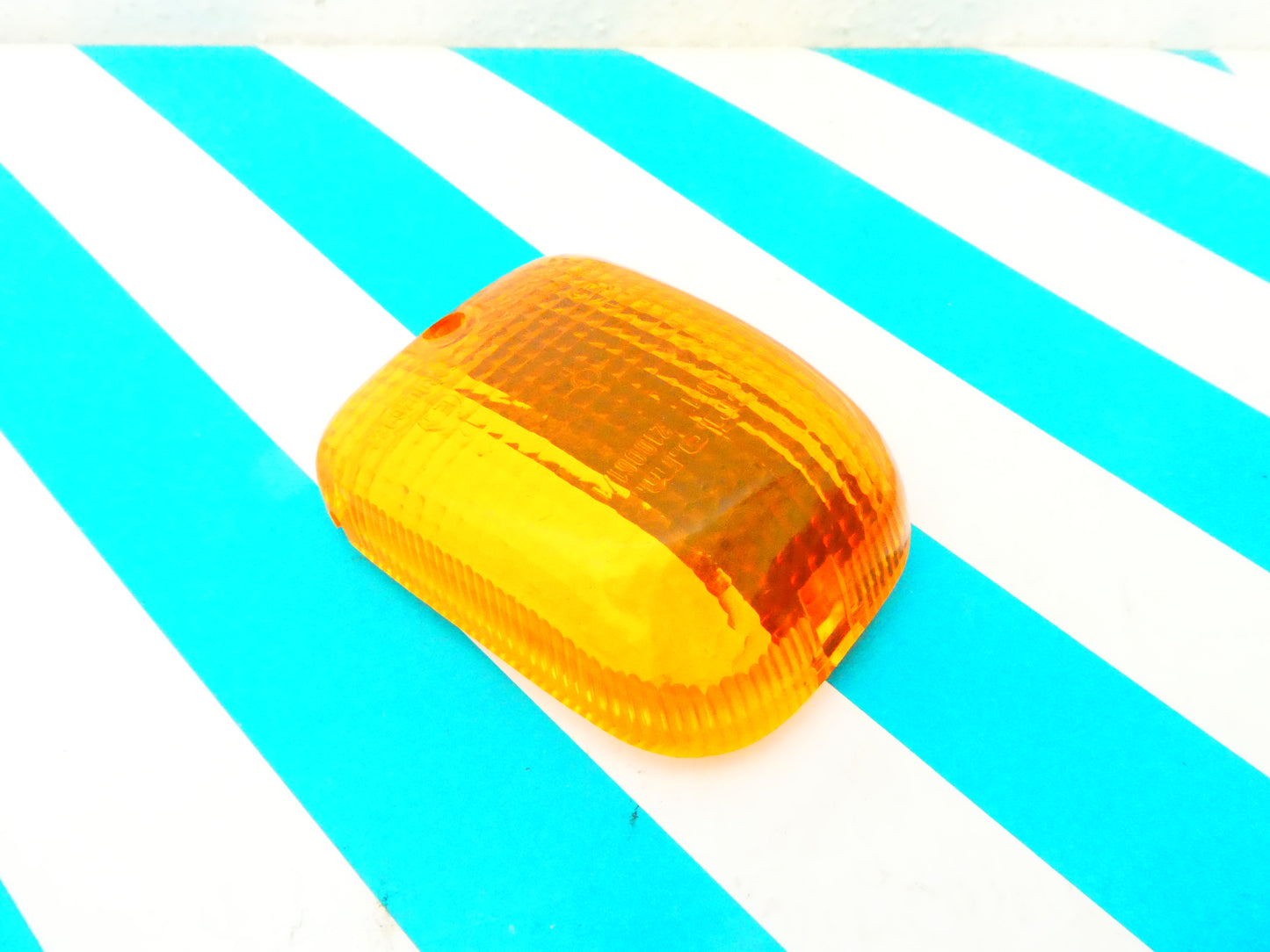 per scooter moto lente trasparente freccia sinistra arancione lens turn signal triom 210061