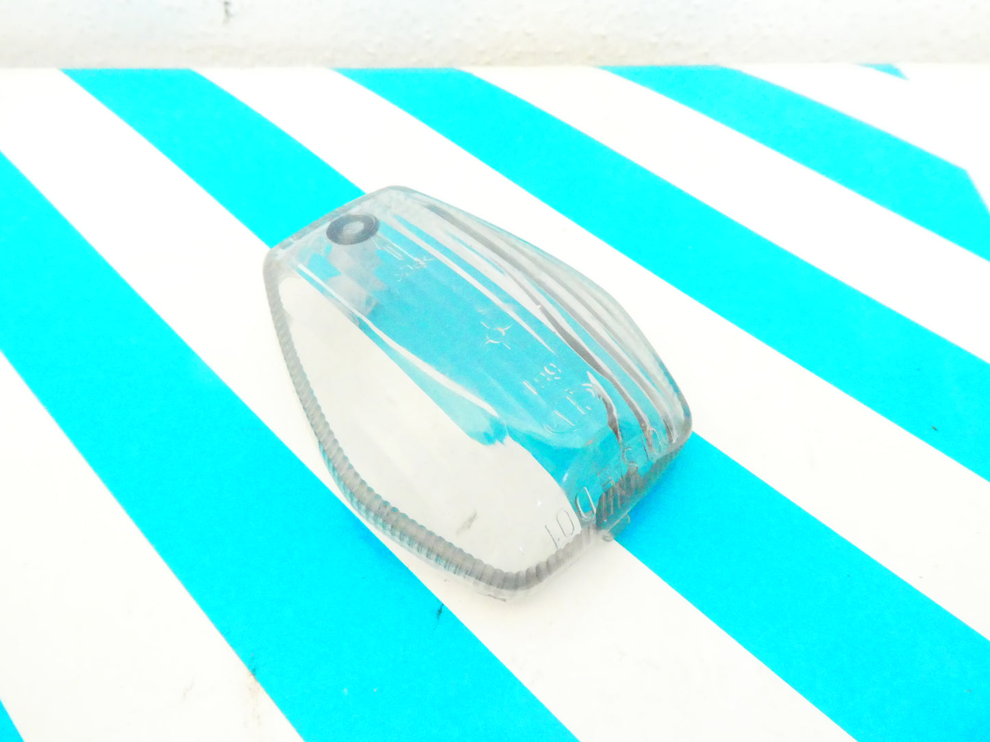 per scooter moto lente trasparente freccia sinistra arancione lens turn signal cev 661