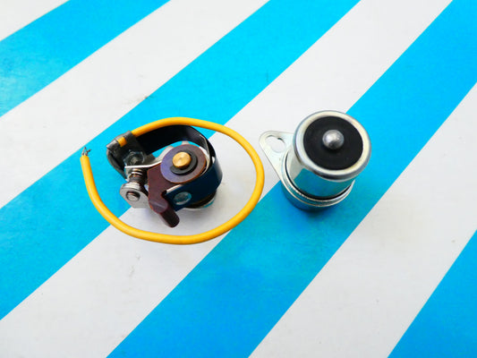Per moto guzzi trotter 38 kit contatti condensatore contact point condenser cev volano 6827