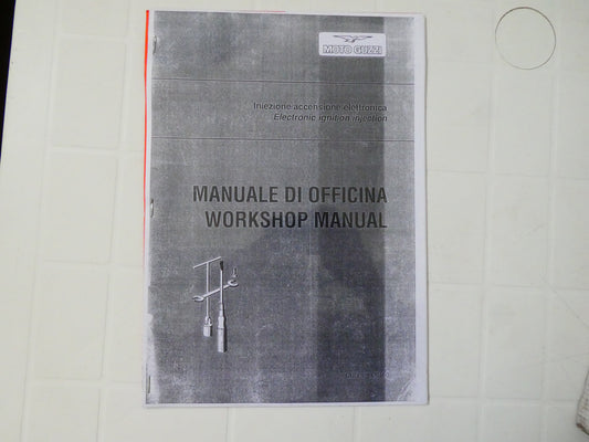 Manuale officina per Moto guzzi iniezione accensione elettronica electronic ignition injection workshop manual  stampa cartacea
