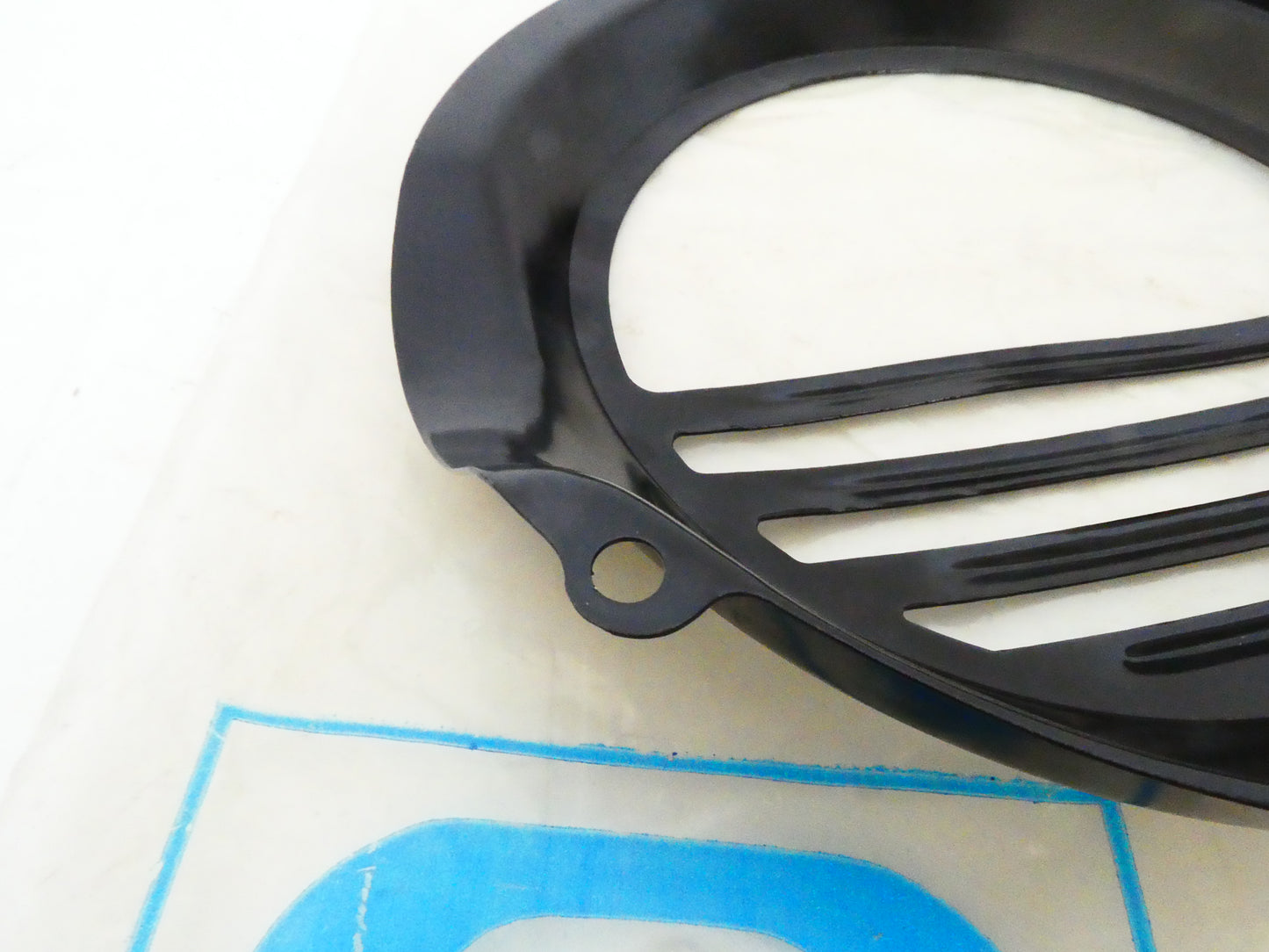 per piaggio vespa px125 px150 p200e  copri ventola cover carter volano cover flywheel olympia nero