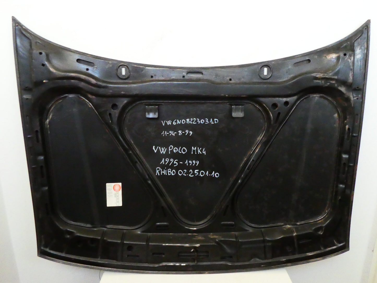 per auto volkswagen polo 1995 1999 cofano motore car hood capot haube rhibo 6N08223031D