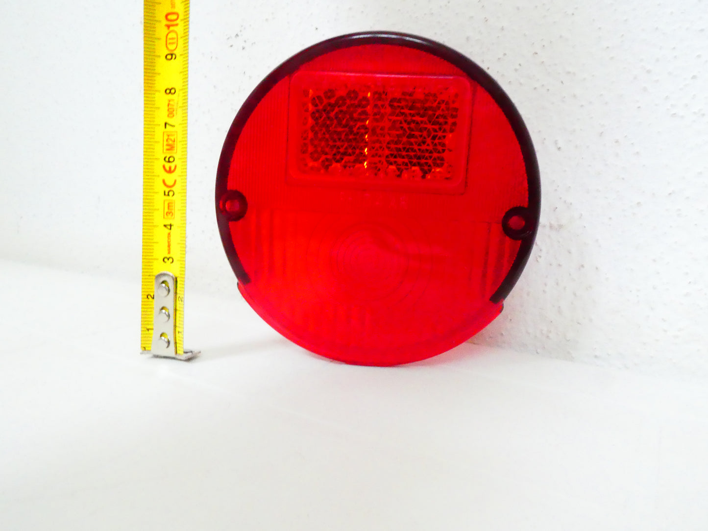 Lente trasparente per Fanali stop posteriori moto lens taillight 95 mm tipo Aprilia motorcycles