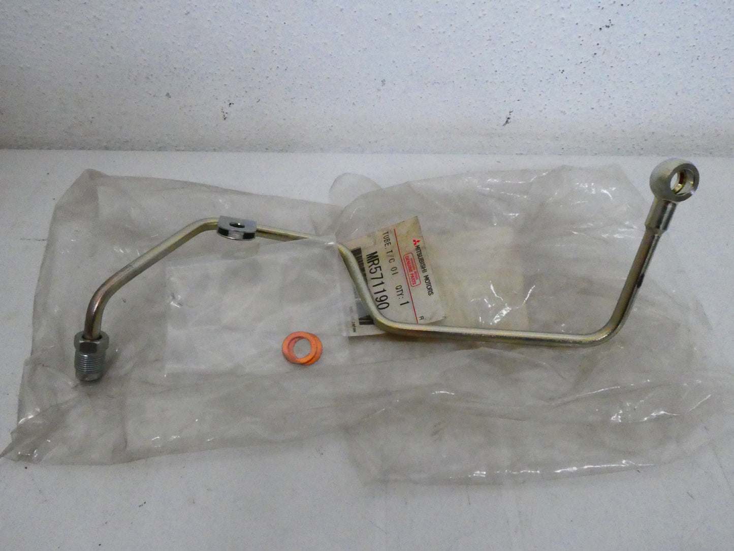 per mitsubishi pajero 1990 2004 tubo olio turbo turbina tube oli turbocharger mr571190