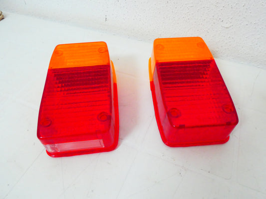 Per Piaggio Ape car p2 501 p601 triom coppia gemme lenti fanalini destra sinistra freccie freccia  lens rear posteriori