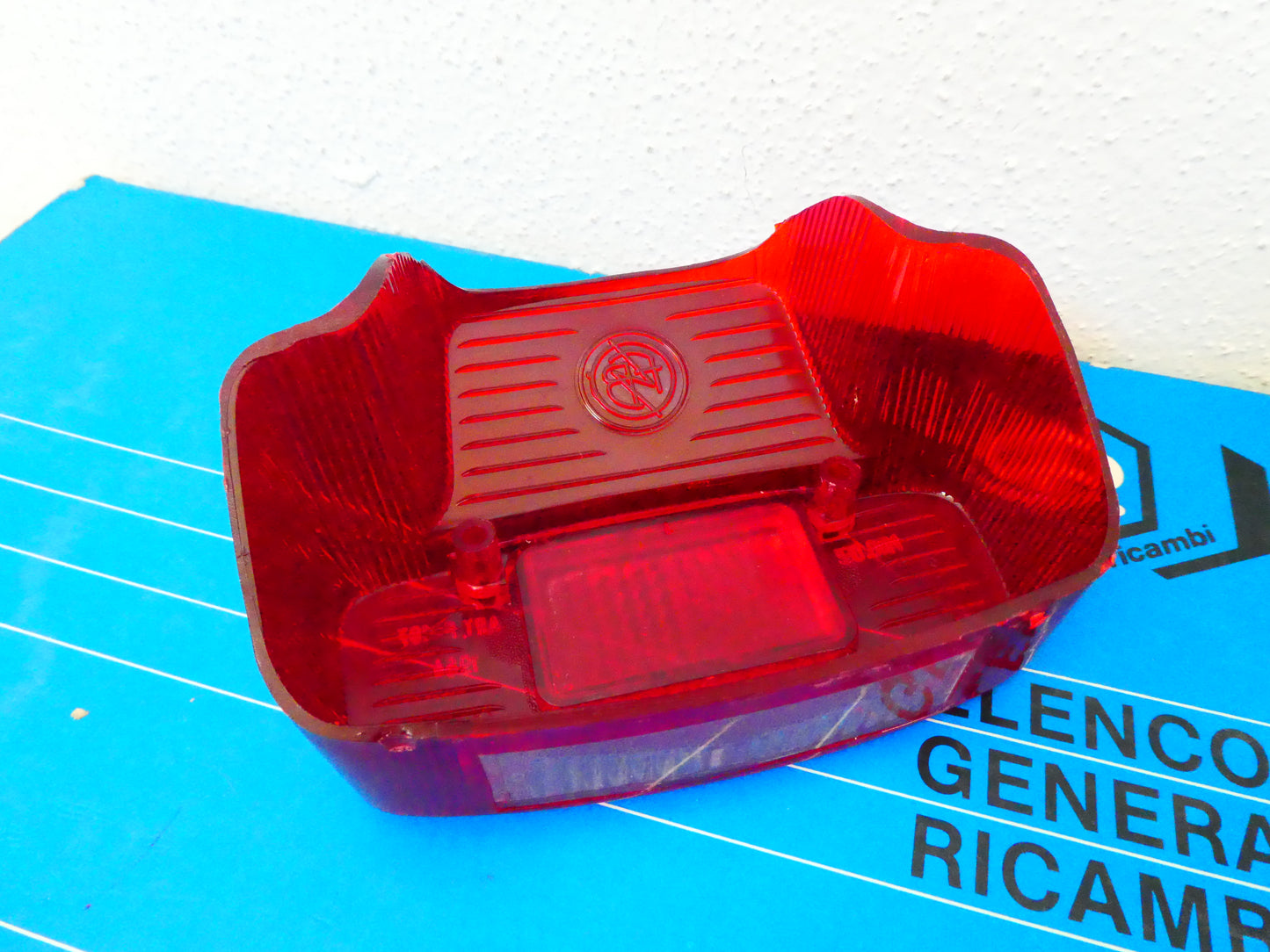 Per piaggio Vespa GL 125 Super 150 SS lente gemma stop fanalino lens tail light rear f.b lux