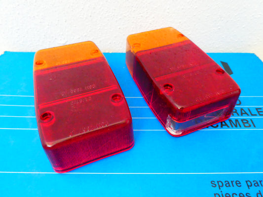 Per piaggio Ape MP catalux hb lenti gemme fanalini freccia coppia posteriori stop lens taillight