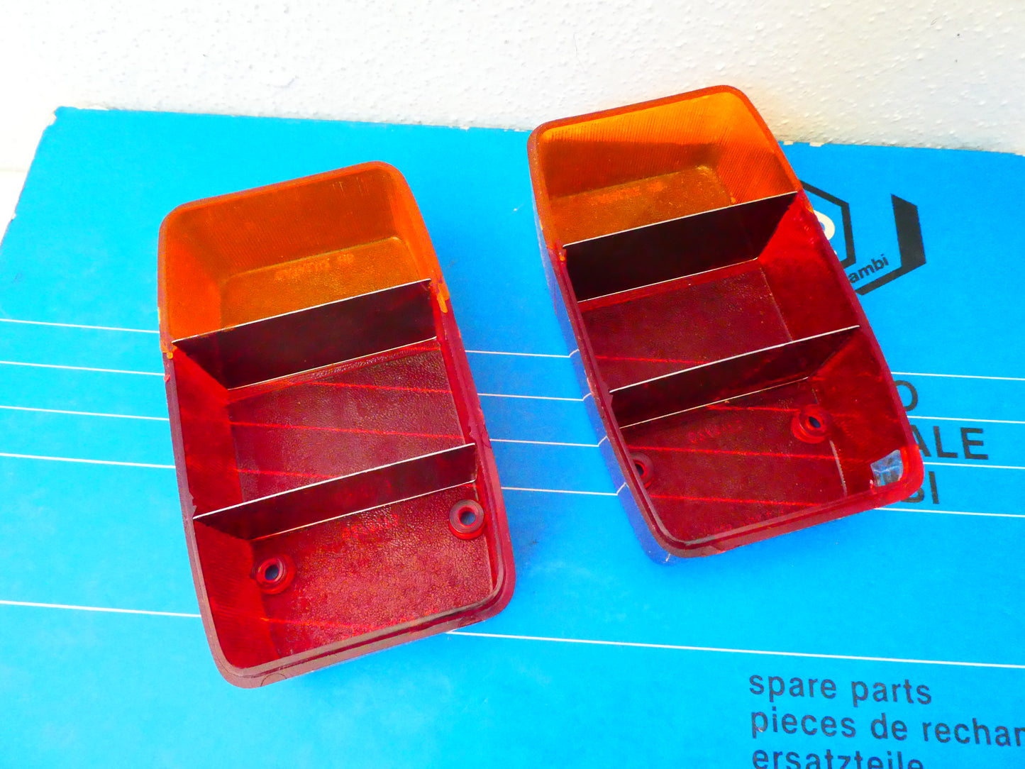 Per piaggio Ape MP catalux hb lenti gemme fanalini freccia coppia posteriori stop lens taillight
