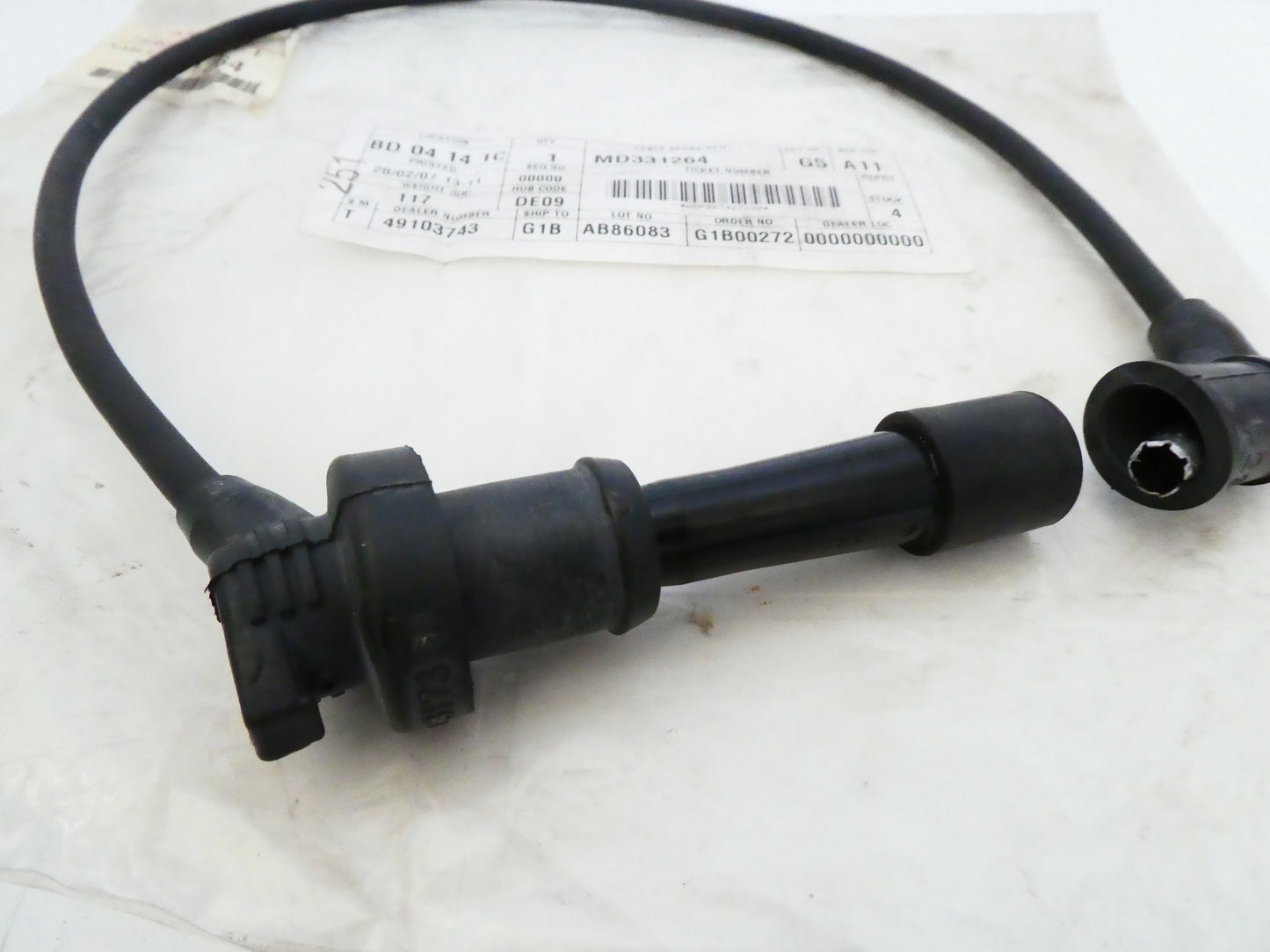 per auto mitsubishi galant lancer mirage emeraude eterna cavo candela 4 cable spark plug 4 md331264