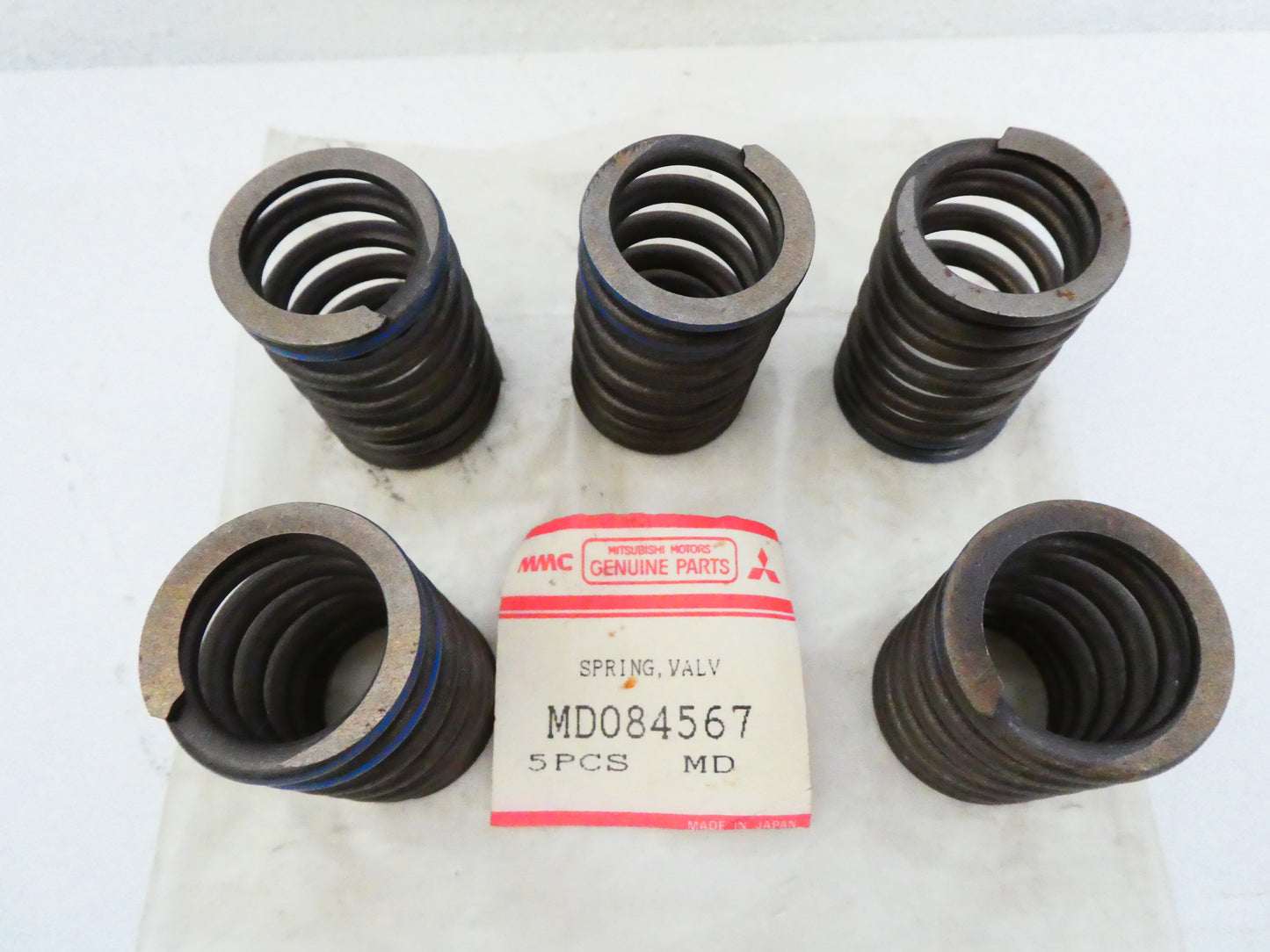 per auto mitsubishi galant 1984 1992   kit 5 molle valvola scarico aspirazione spring valve exhaust inlet md084567 (Copia) (Copia)
