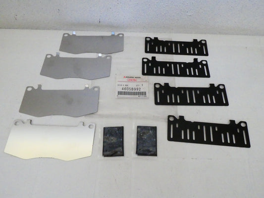 per mitsubishi pajero v90 w98w 06 21 spessori pastiglie freno anteriori shim brake pads front 4605b992