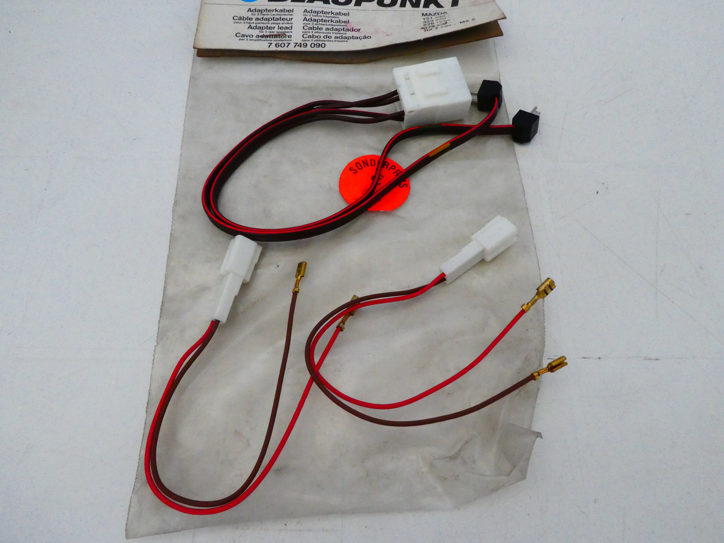 per mazda 121 323 626 929 rx7 blaupunkt cavo adattatore 2 amplificatore posteriore