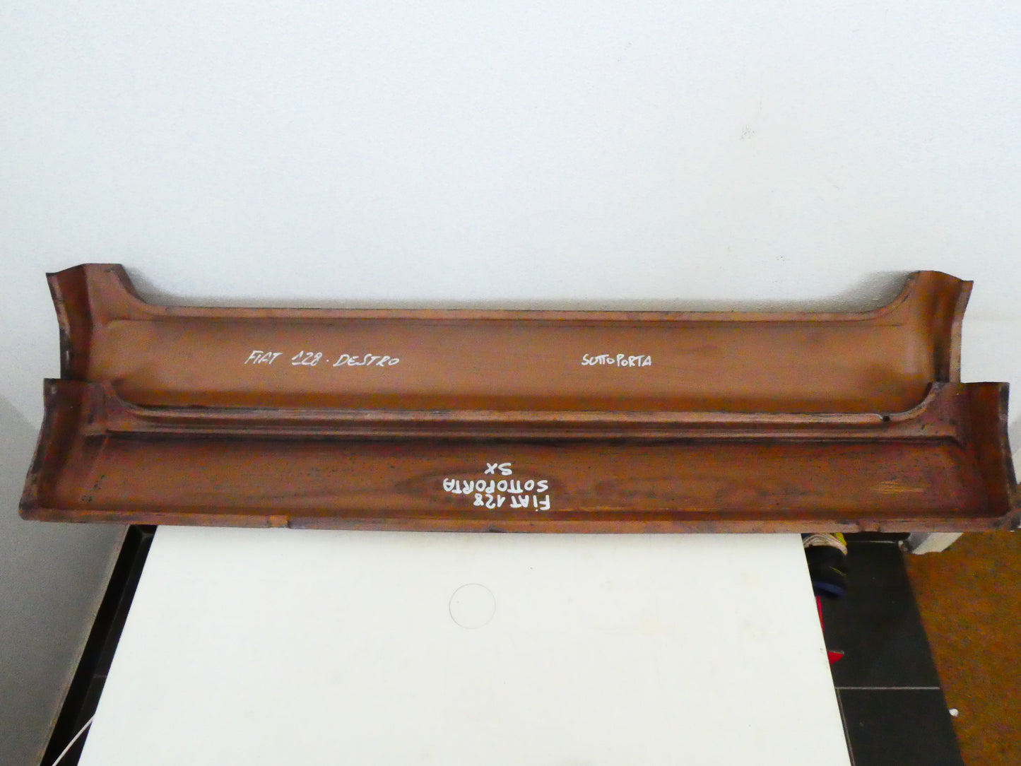 per Fiat 128 3 porte lamiera carrozzeria sotto porta destro sinistro pannello coppia pair side panel car