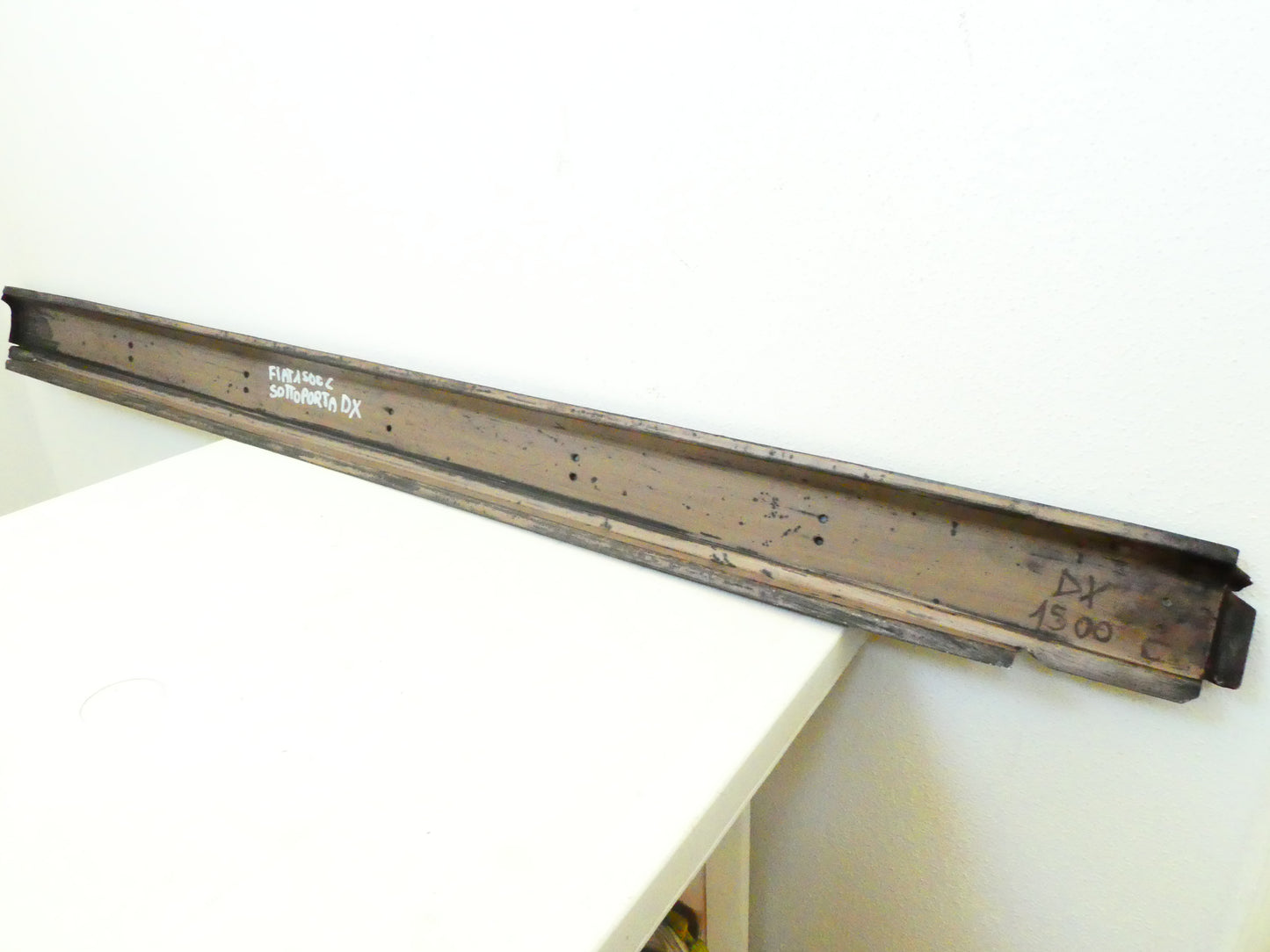 per Fiat 1500 C auto lamiera pannello carrozzeria sotto porta right side panel car cm 157