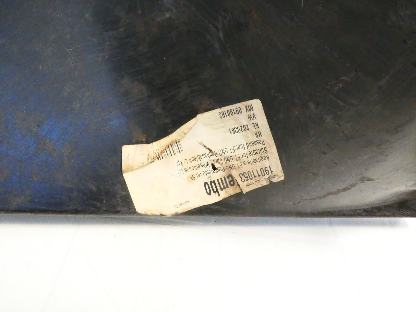 per fiat uno 1983 1995 lamiera passaruota sinistro panel bodwork wheelhouse left embo 19011053