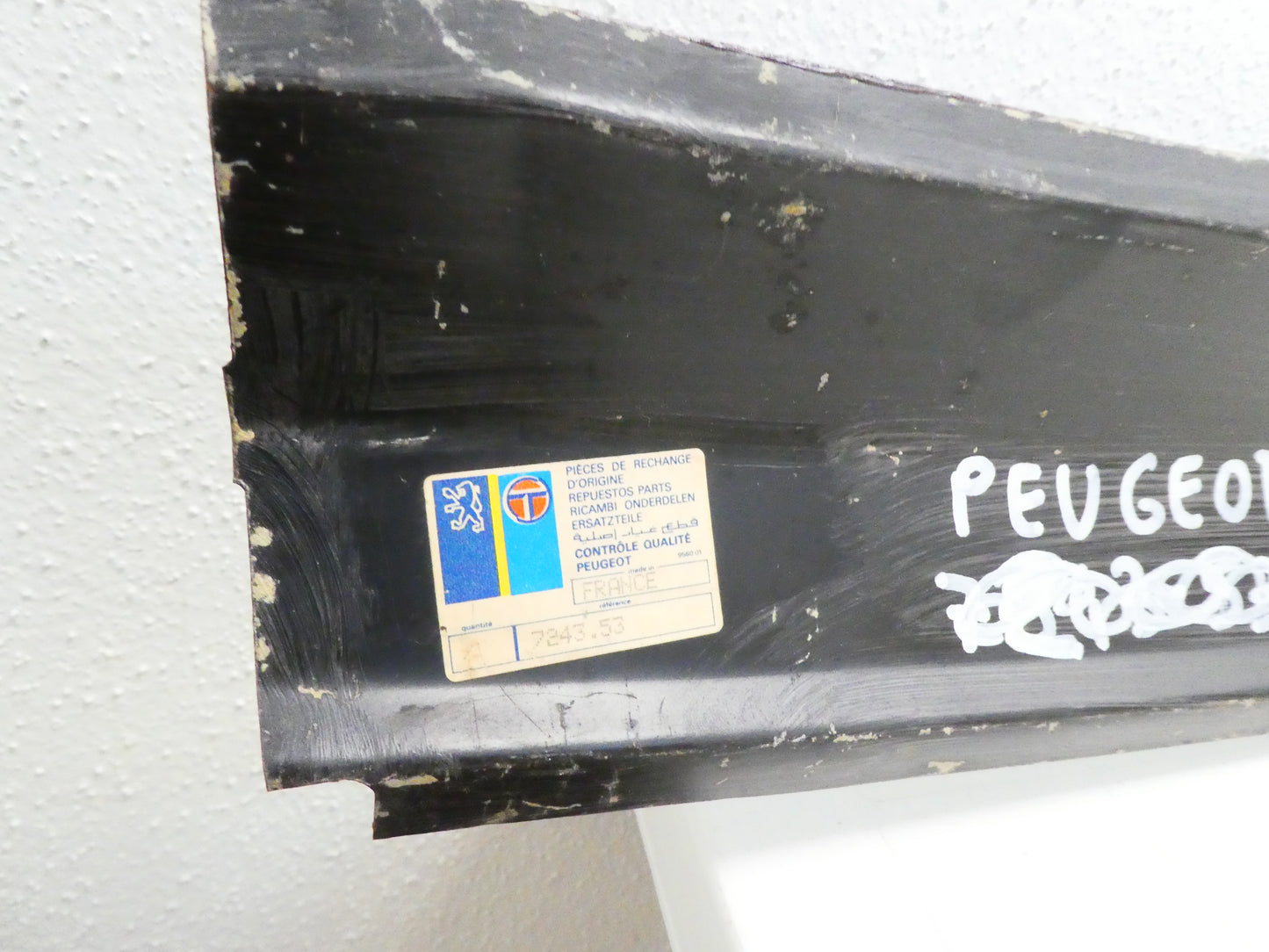 per Peugeot 205 gti cabrio auto car  traversa posteriore lamiera carrozzeria panel outer board 724353 (Copia)