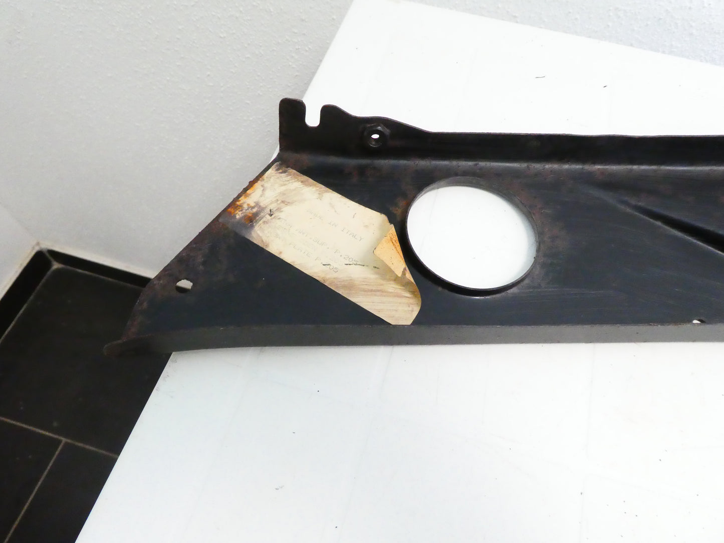 per auto peugeot 205 traversa anteriore superiore batti cofano lamiera hood panel bodywork
