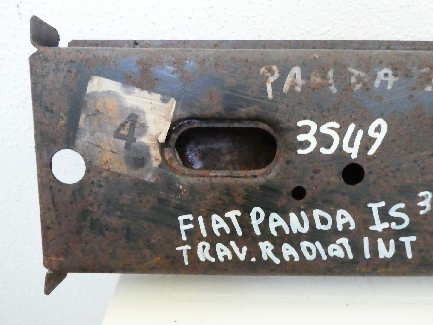 per Fiat Panda 1 30 45 4x4 serie traversa anteriore inferiore radiatore auto 98011657 nera