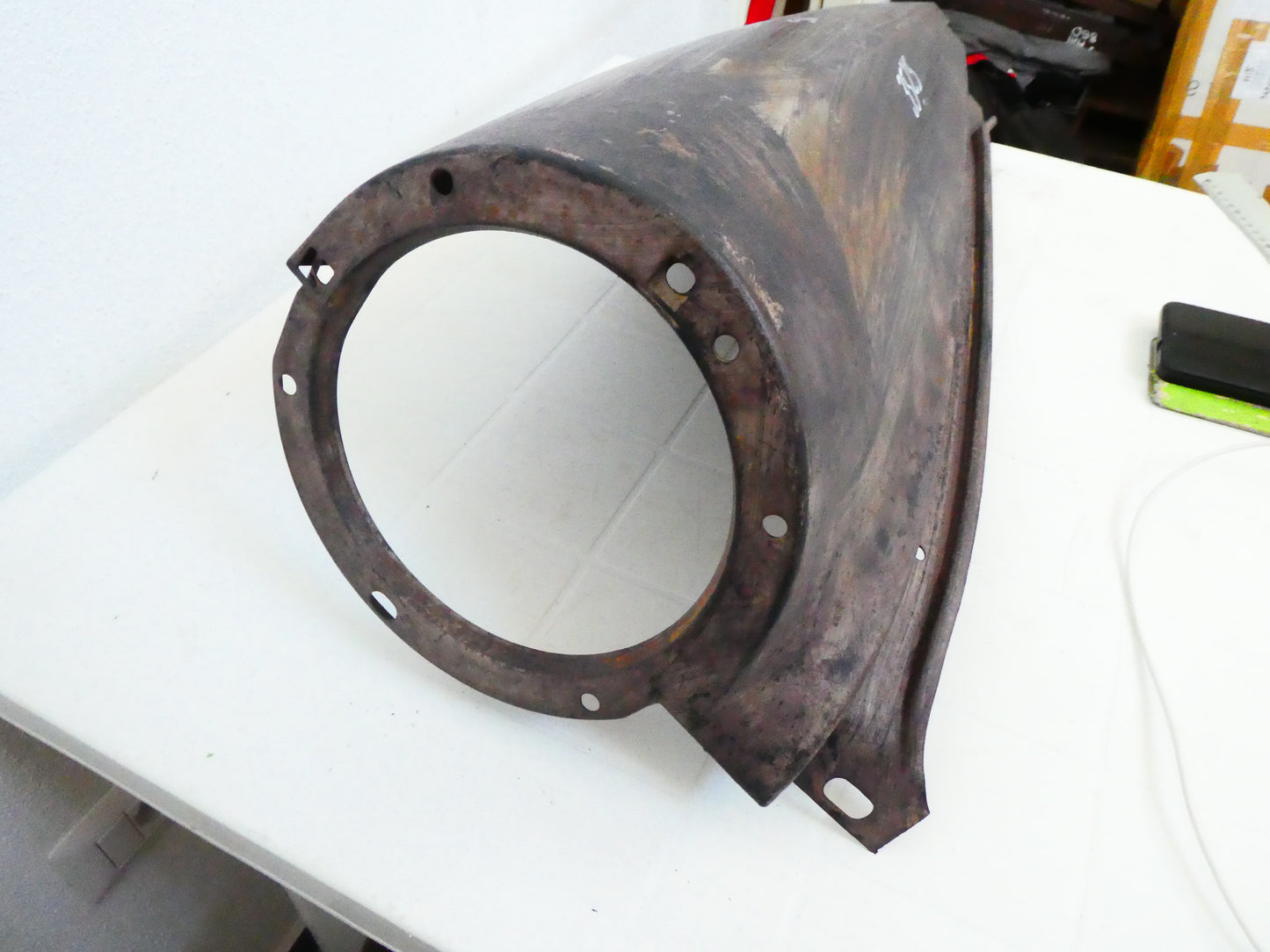 per auto fiat 1100 D lamiera faro parafango superiore anteriore sinistro front fender left upper headlight