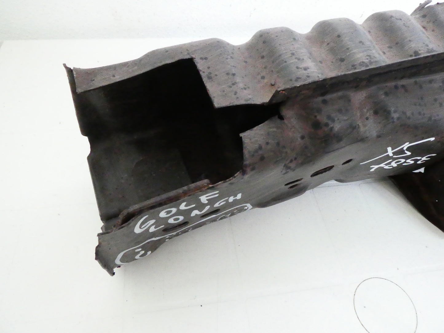 per Volkswagen golf mk1 auto longherone telaio sinistro heater channel car left sheet metal front