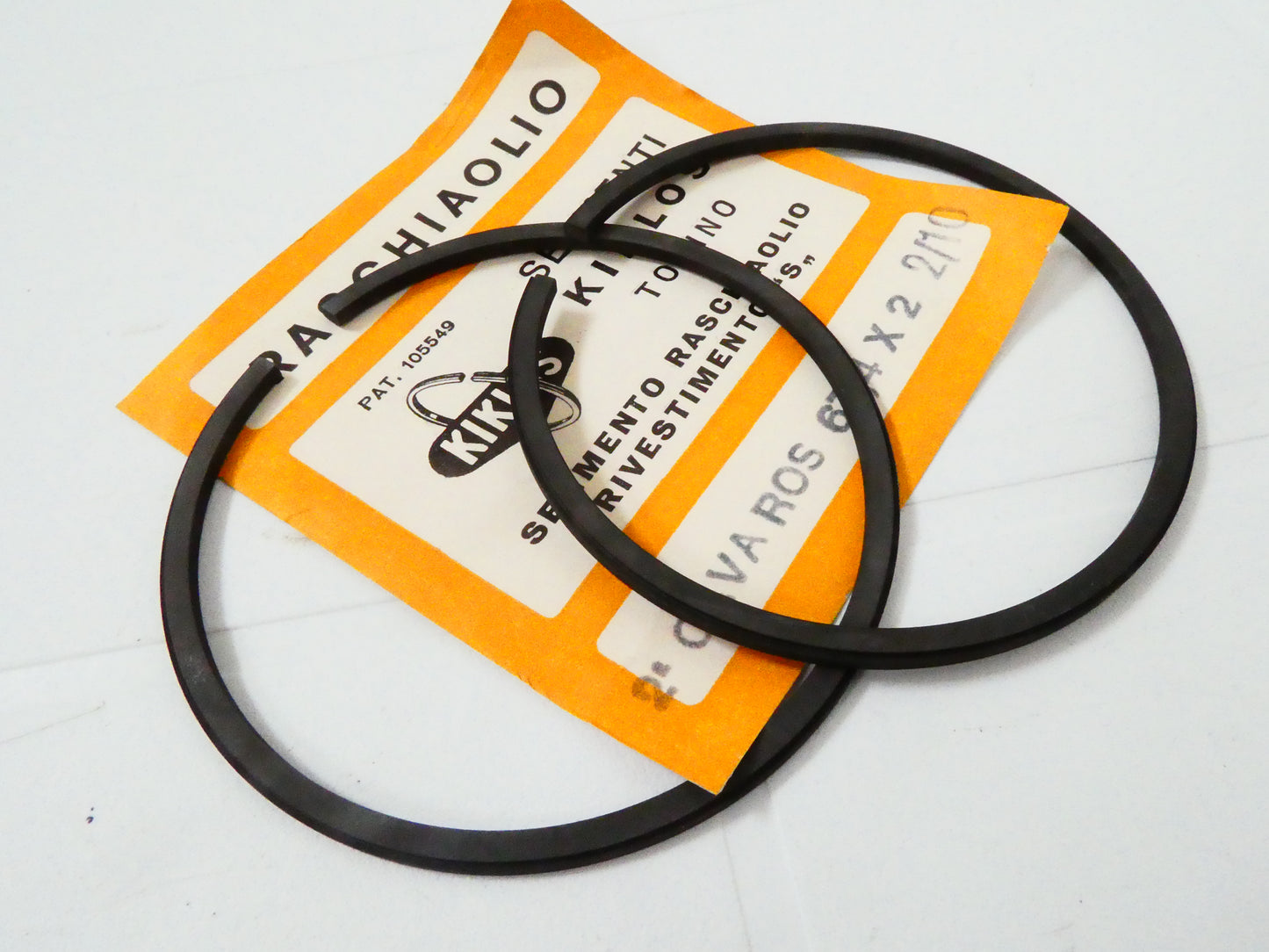 Segmenti fasce pistone anelli tenuta auto ring piston per fiat 500 67,4 X 2 auto car
