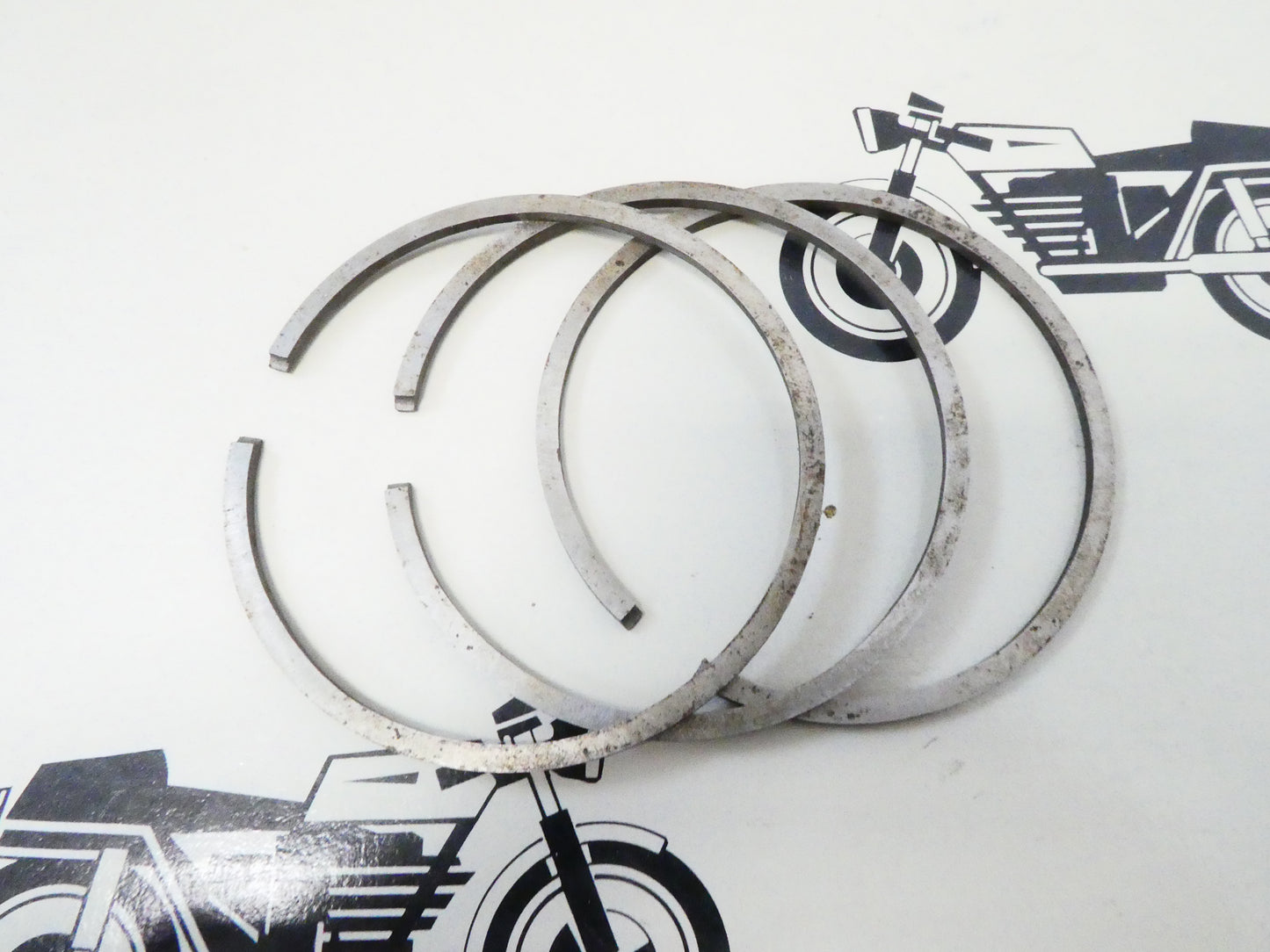 per Lambretta DL 200 segmenti anelli tenuta fasce fascia per pistone ring piston set 66 x 2