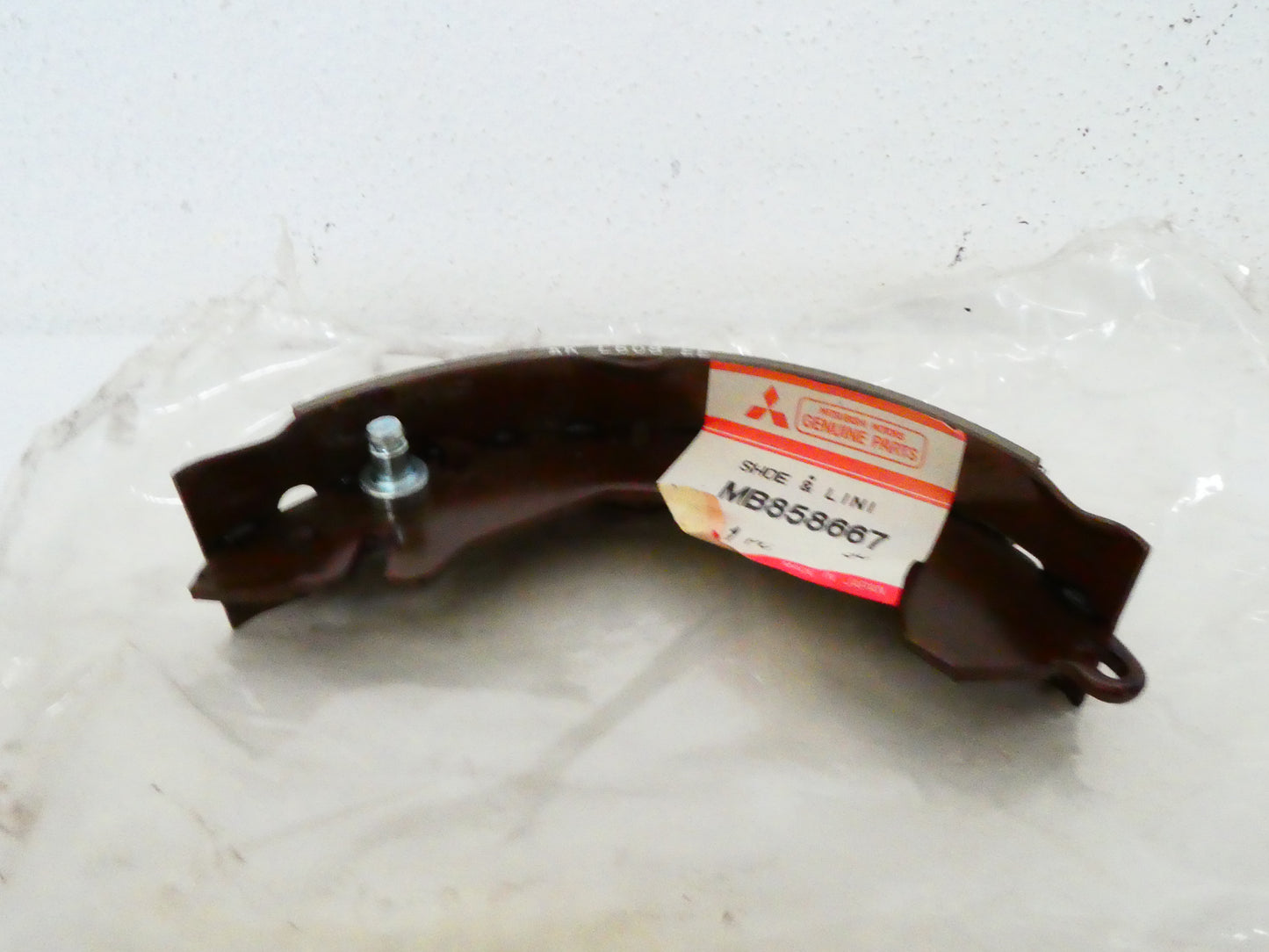 per auto mitsubishi singola ganascia tamburo freno brake shoe one mb858667