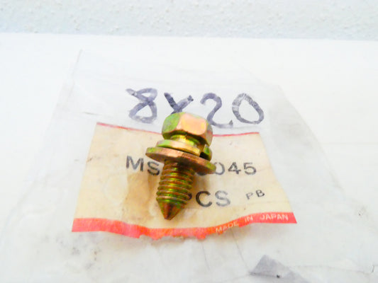 per auto mitsubishi ms240045 bullone rondella vite esagonale bolt screw 8 x 20