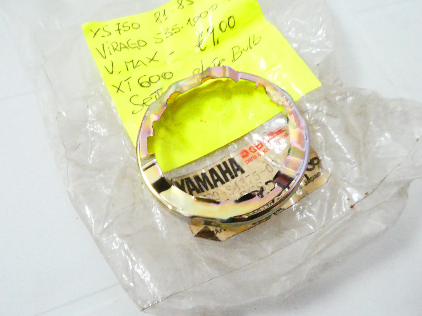 per yamaha xv 535 virago ghiera faro lampadina plate bulb headlamp 2f98437500