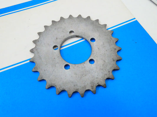 ciclomotore motorino corona trasmissione z 26 640 catena sprocket rear 5 fori passo 415 moped