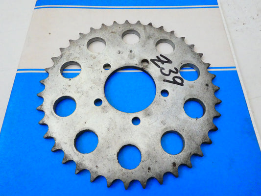 corona catena 370 con mozzo Amadori passo 415 z 39 sprocket rear moto moped ciclomotori
