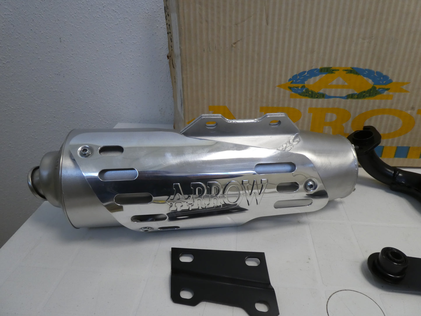 per scooter honda zx dio 50 af34 motore orizzontale marmitta scarico marmittino exhaust arrow