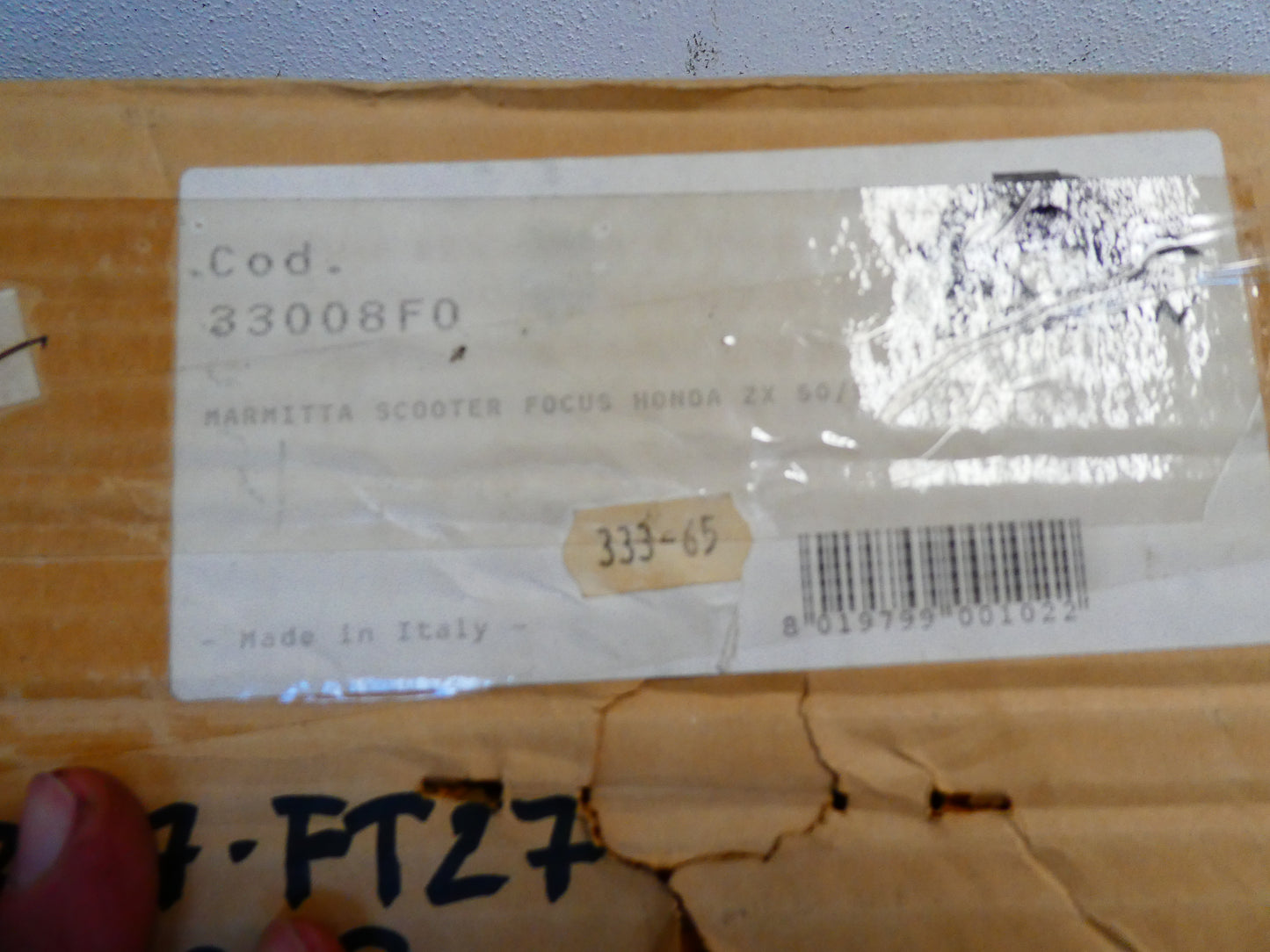 per scooter honda zx dio 50 af34 motore orizzontale marmitta scarico marmittino exhaust arrow