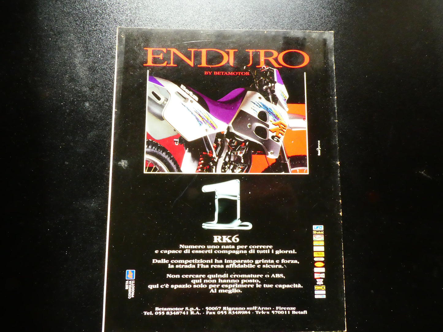 motocross rivista febbraio 1995 enduro trial rally tm enduro 125 250 1995