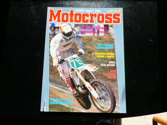 motocross rivista settembre 1992 yamaha yz 93 kawasaki kx 125 250 cross kx 80 500 husquarna