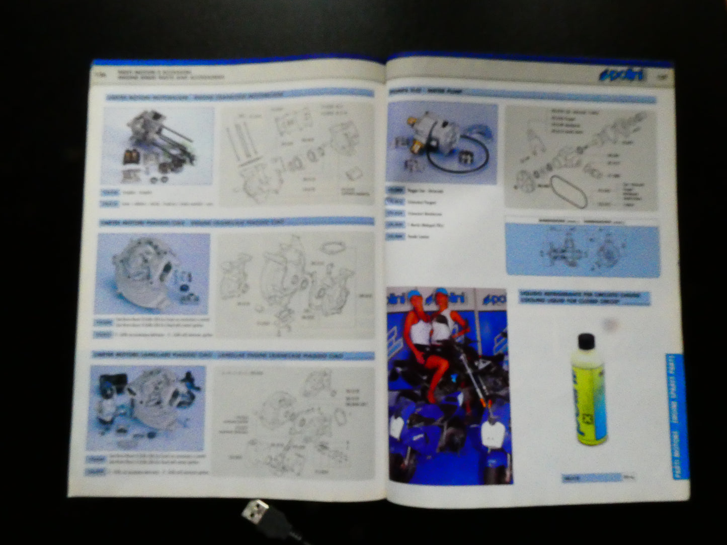 per polini catalogo 2008 n 13  ricambi cilindri marmitte variatori scooter ciclomotori piaggio zip