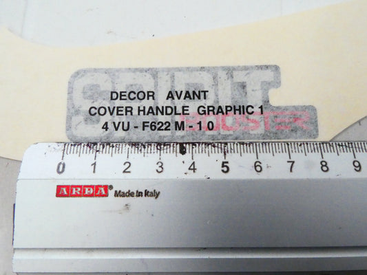 Per yamaha Mbk scooter Booster 50 Spirit adesivo carena decal sticker 4VUF622M10