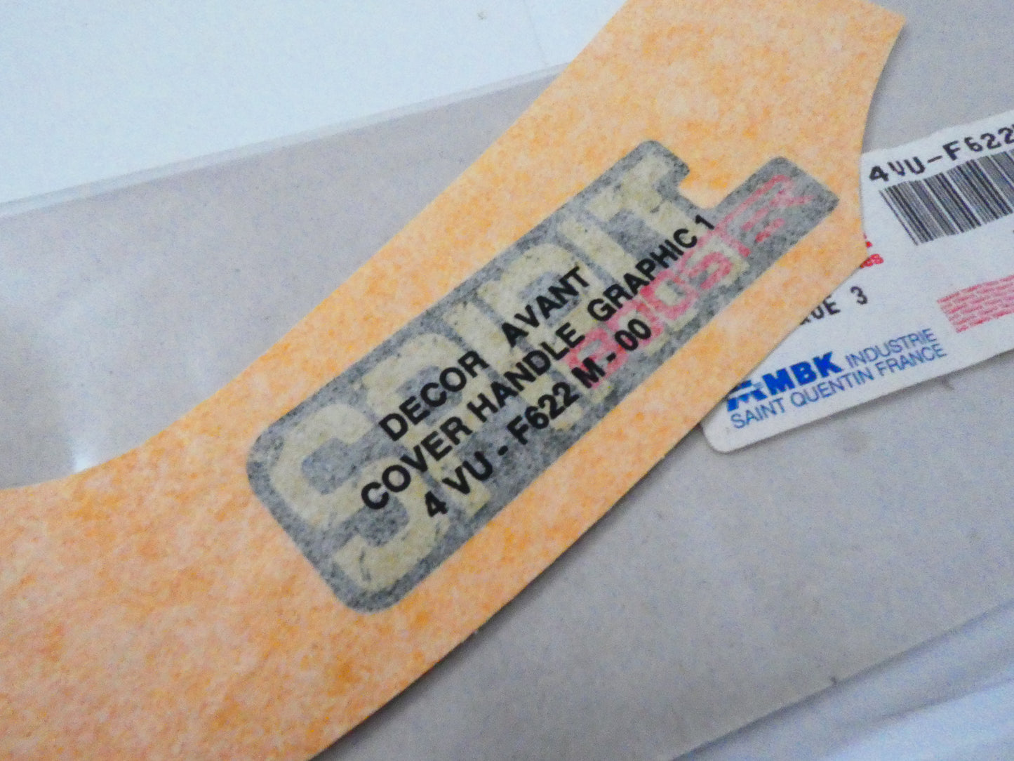 Per yamaha Mbk scooter Booster 50 Spirit adesivo carena decal sticker 4VUF622M00