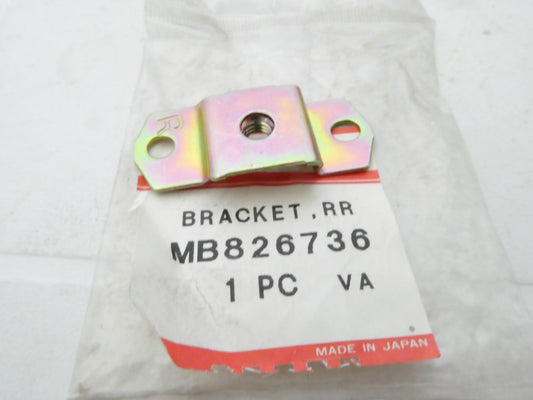 per auto mitsubishi piastra fissaggio paraurti posteriore destra bracket fixing rear right  mb826736