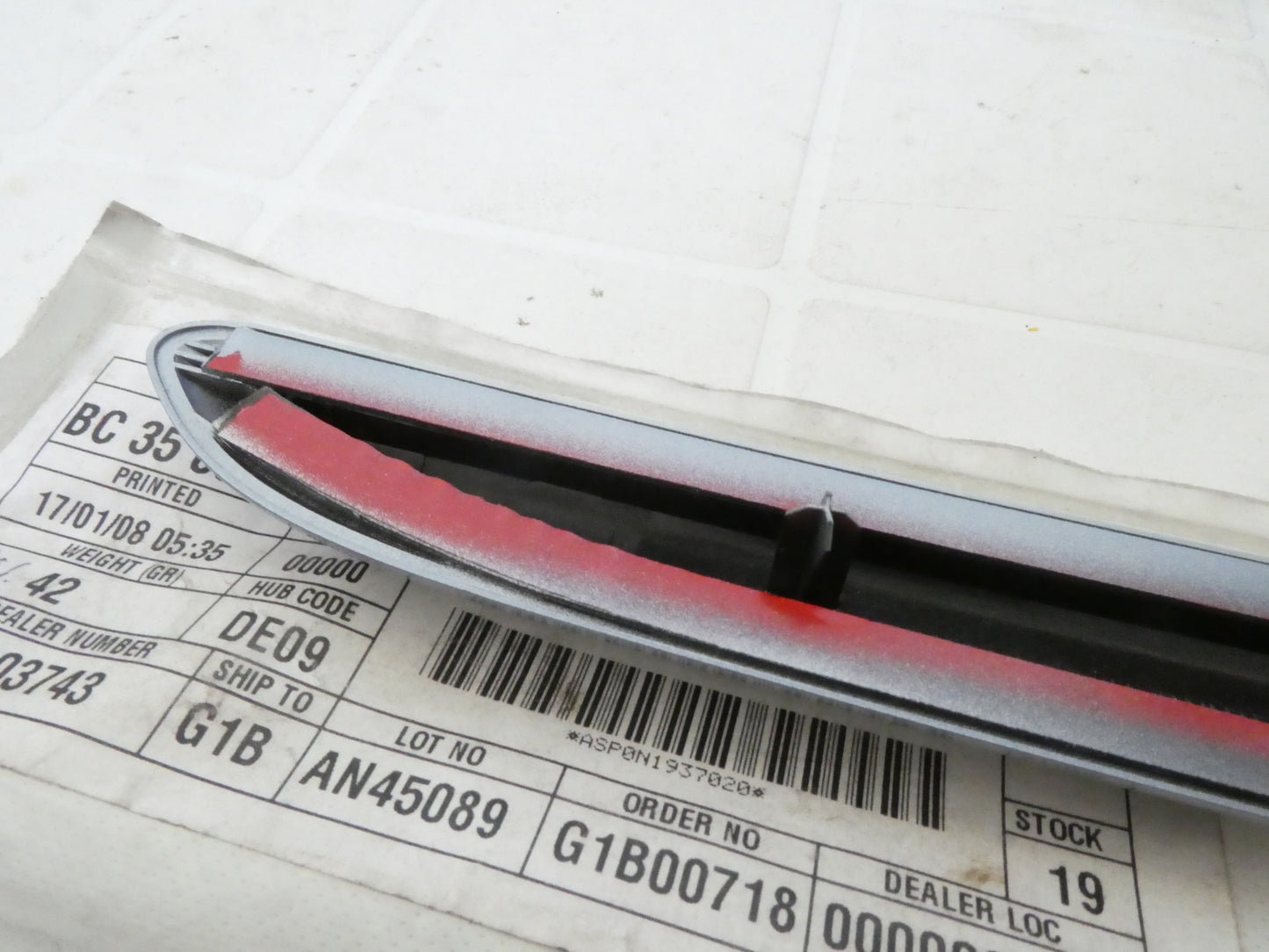 per auto mitsubishi colt 2005 2008 pannello modanatura panel moulding mr957267bb