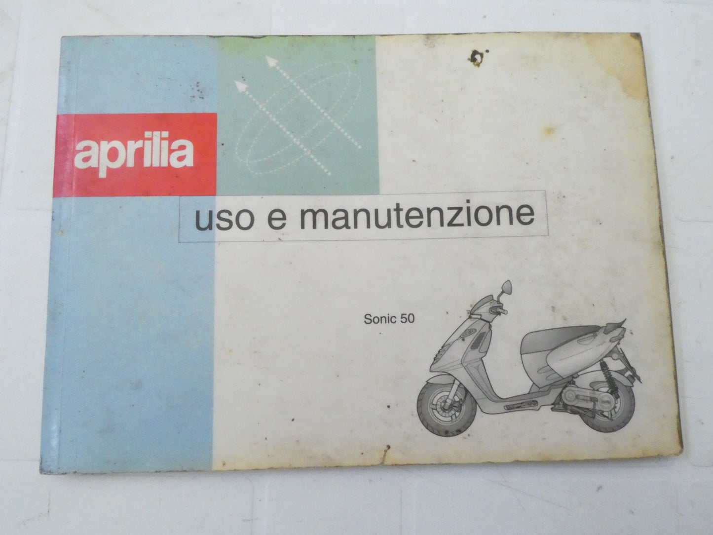 per aprilia 50 sonic libretto manuale uso manutenzione scooter italiano