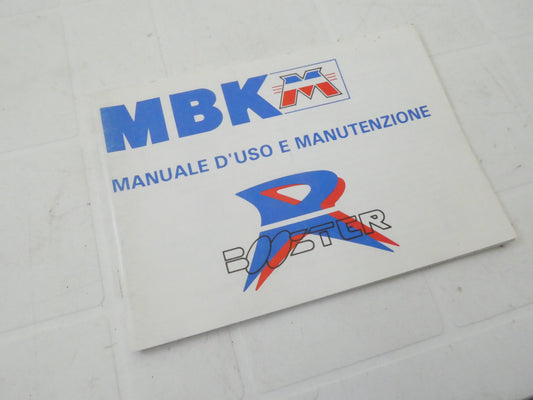 per mbk booster r 50 3vl libretto manuale uso manutenzione scooter italiano