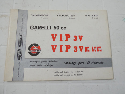 per Garelli 50 vip 3v moto catalogo parti ricambio spare parts catalogue moped