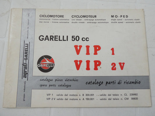 per Garelli 50 vip 1 2v moto catalogo parti ricambio spare parts catalogue moped